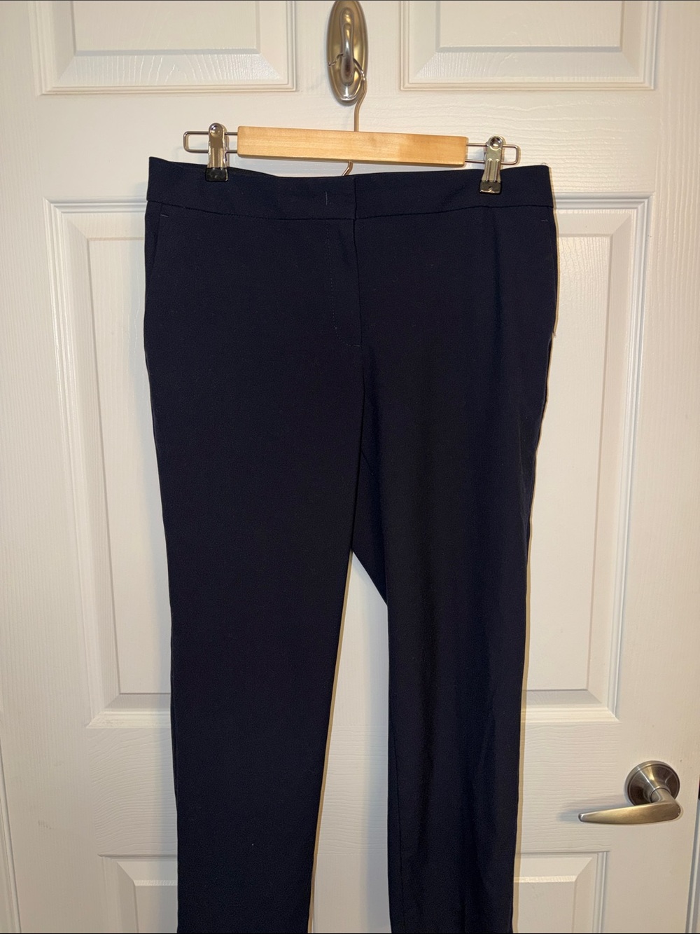 Ann Taylor Straight-Leg Black Dress Pants for Women 8P